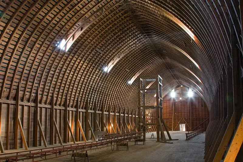 The Loft in December 2009, empty, before restoration